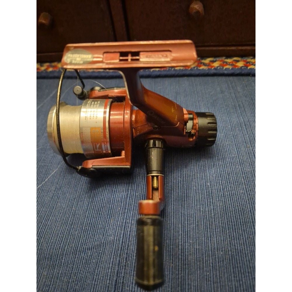 Quantum XR3 Long Stroke Spinning Reel Red/Silver/Black Rear Drag
